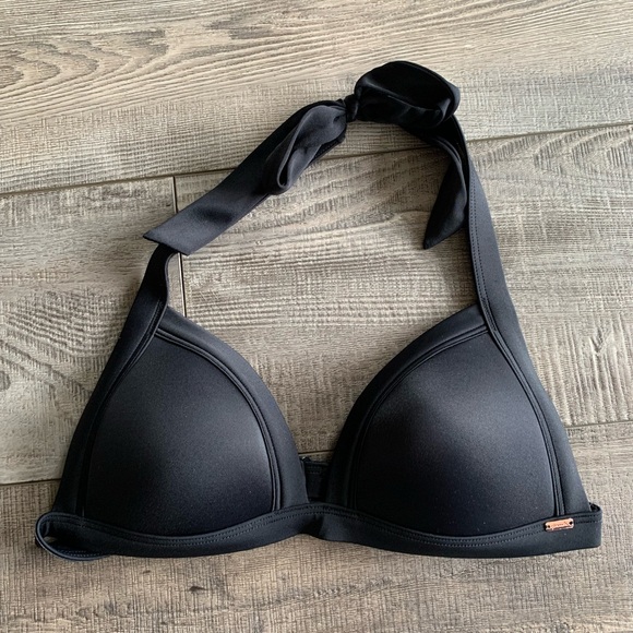 VS Pink triangle push up swim top-small - Picture 2 of 7